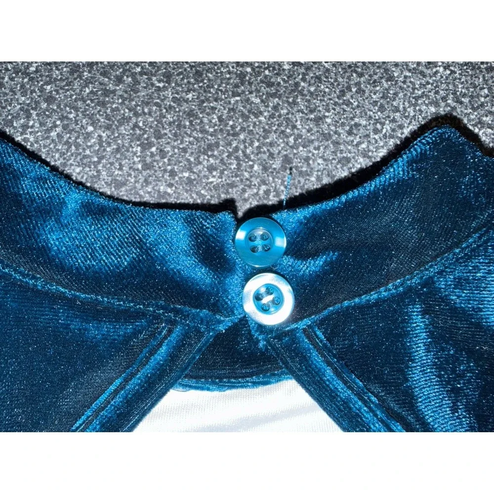 NWT! Evies Studio Dance Leotard Size Child Large Velvet Teal